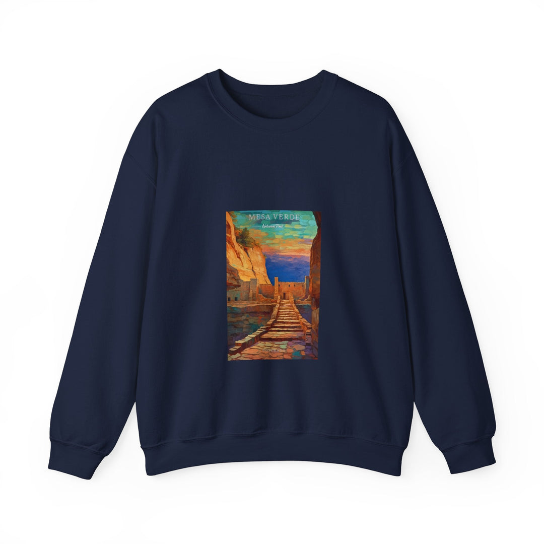 Mesa Verde National Park - Pop Art Inspired - Crewneck Sweatshirt - My Nature Book Adventures