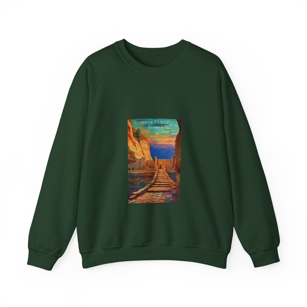 Mesa Verde National Park - Pop Art Inspired - Crewneck Sweatshirt - My Nature Book Adventures