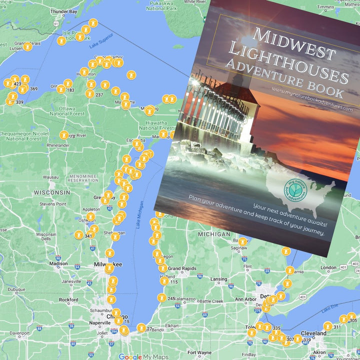 Midwest Lighthouses - Adventure Planning Journal - My Nature Book Adventures