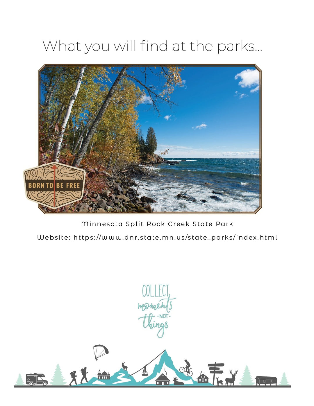 Minnesota State Parks - DIGITAL DOWNLOADS - Adventure Planning Journal - My Nature Book Adventures