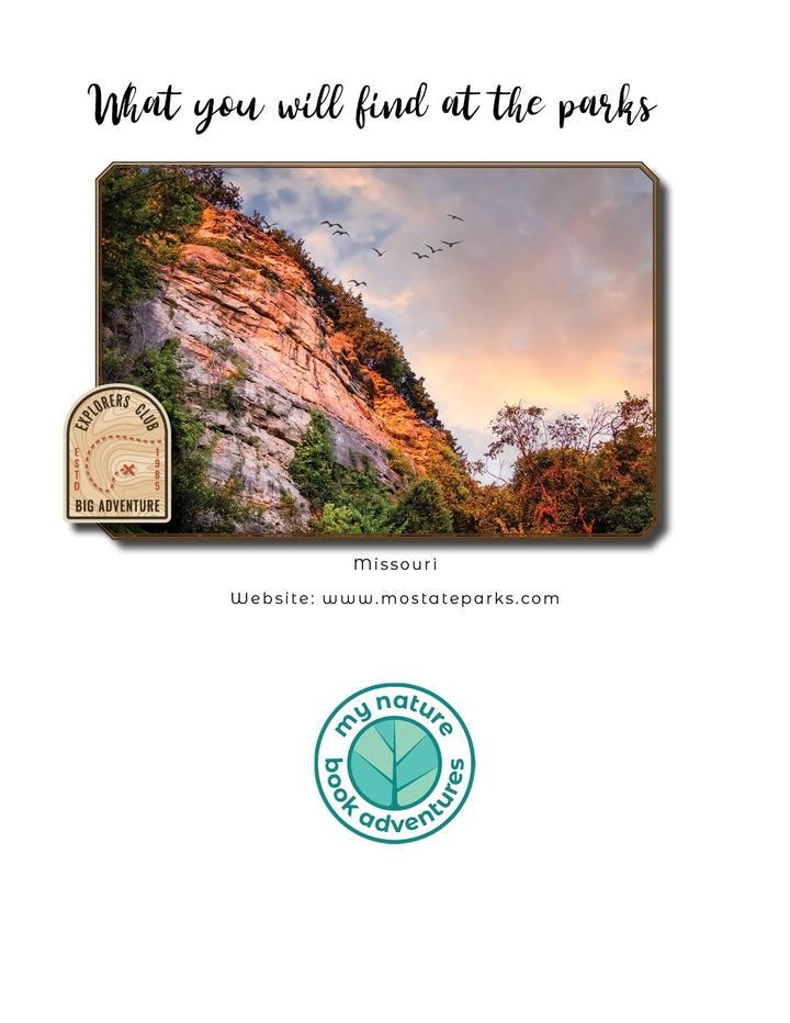 Missouri State Parks & Historic Sites - DIGITAL DOWNLOAD - Adventure Planning Journal - My Nature Book Adventures