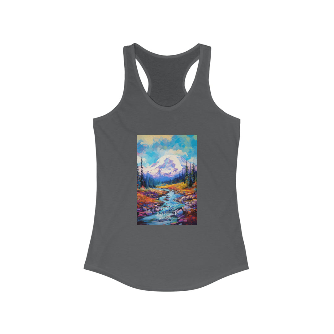 Mount Rainier National Park Women's Racerback Tank - My Nature Book Adventures