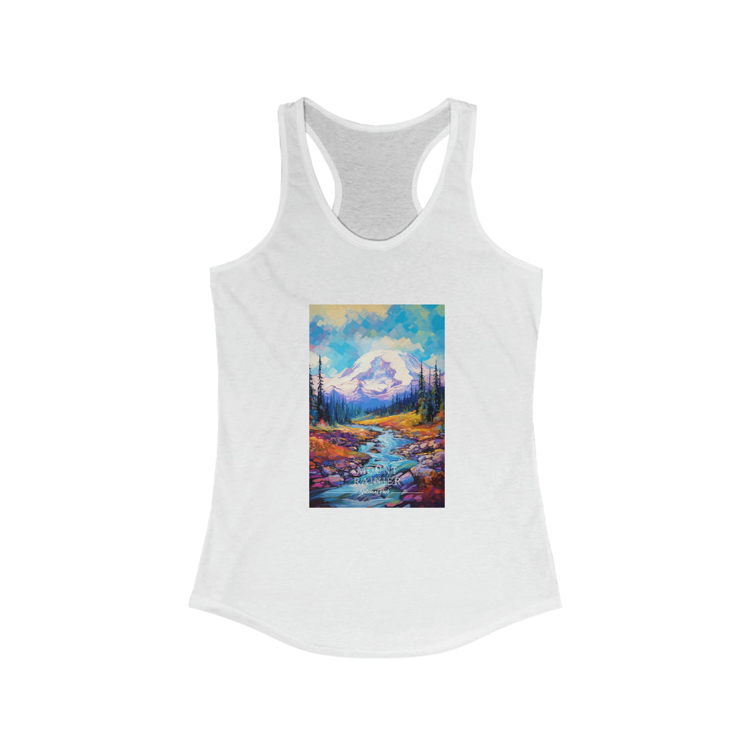 Mount Rainier National Park Women's Racerback Tank - My Nature Book Adventures