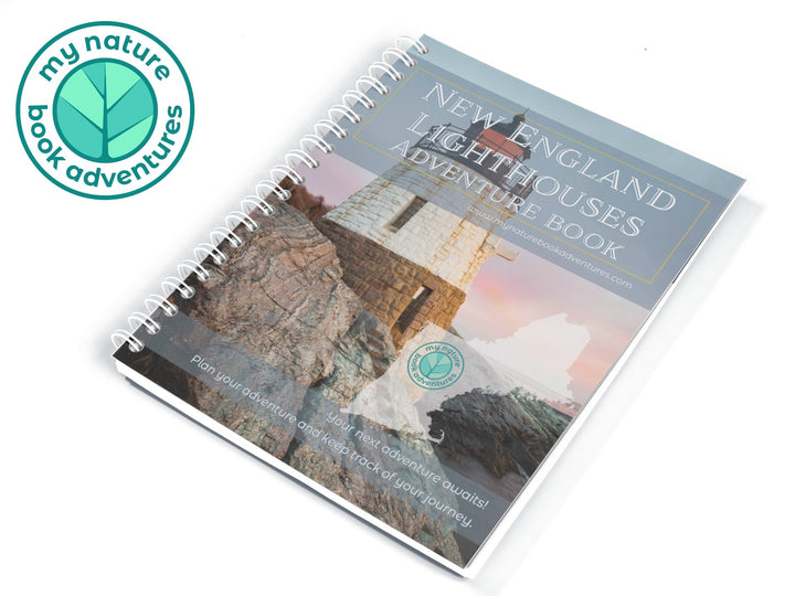 New England Lighthouses - DIGITAL DOWNLOAD - Adventure Planning Journal - My Nature Book Adventures