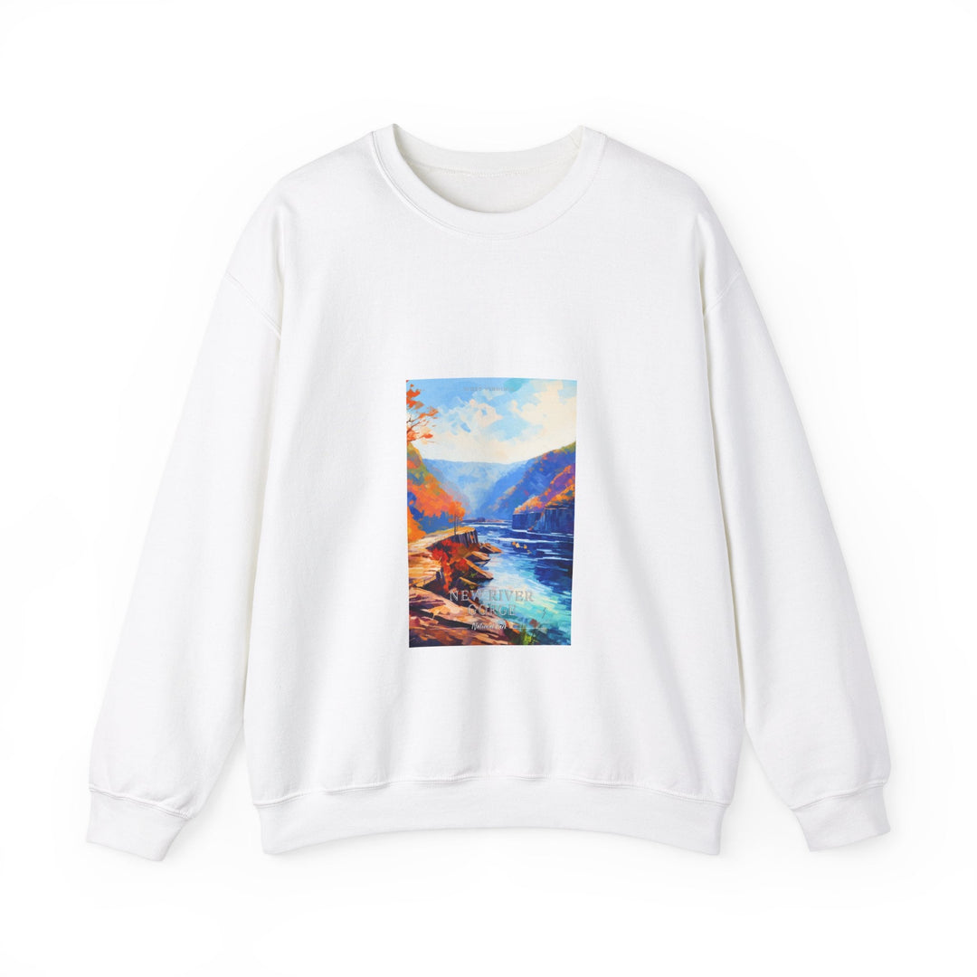 New River Gorge National Park - Pop Art Inspired - Crewneck Sweatshirt - My Nature Book Adventures