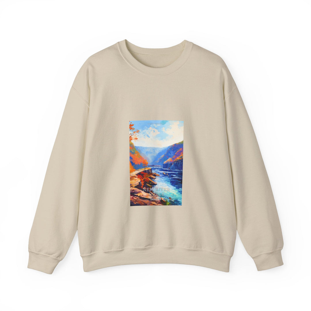 New River Gorge National Park - Pop Art Inspired - Crewneck Sweatshirt - My Nature Book Adventures