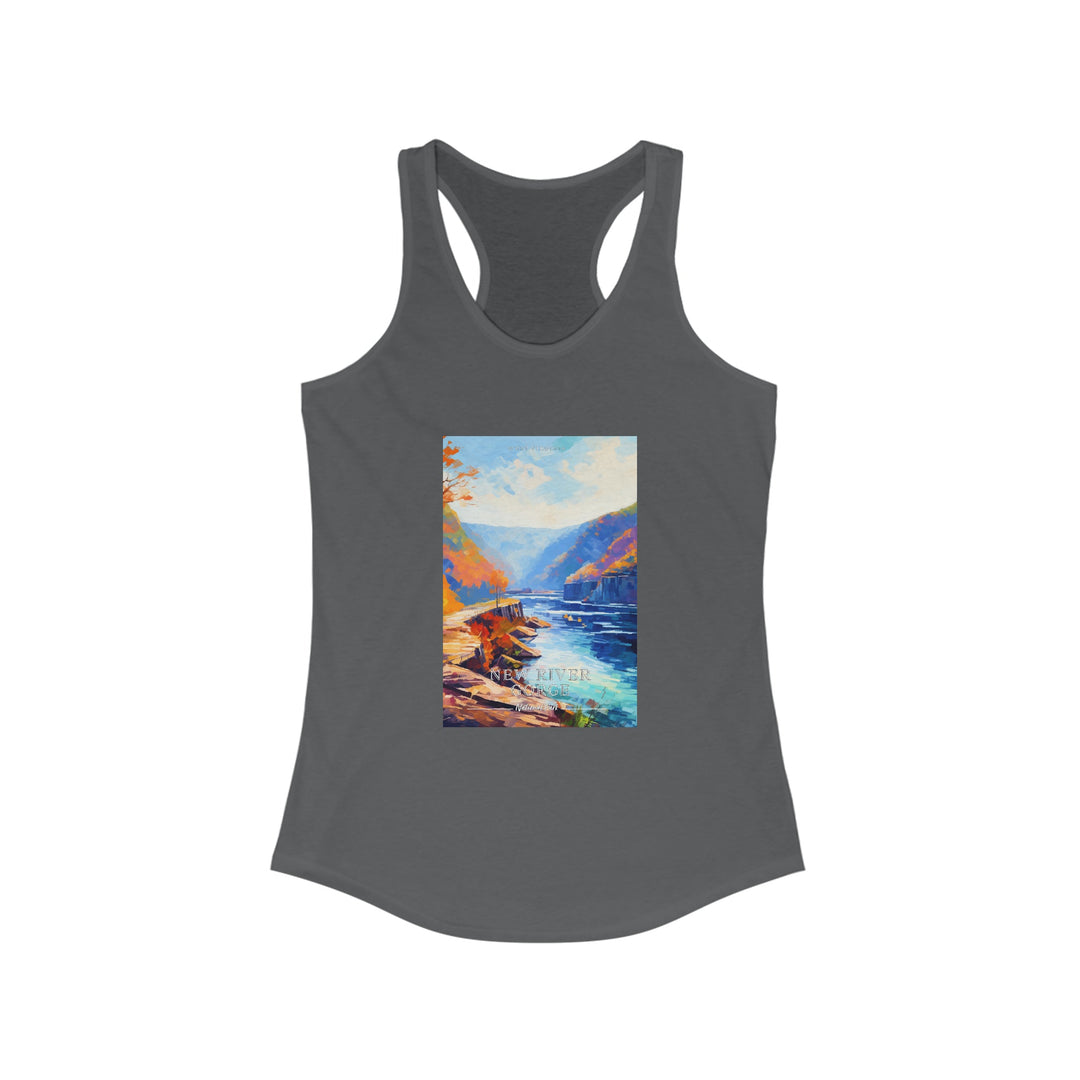 New River Gorge National Park Women's Racerback Tank - My Nature Book Adventures