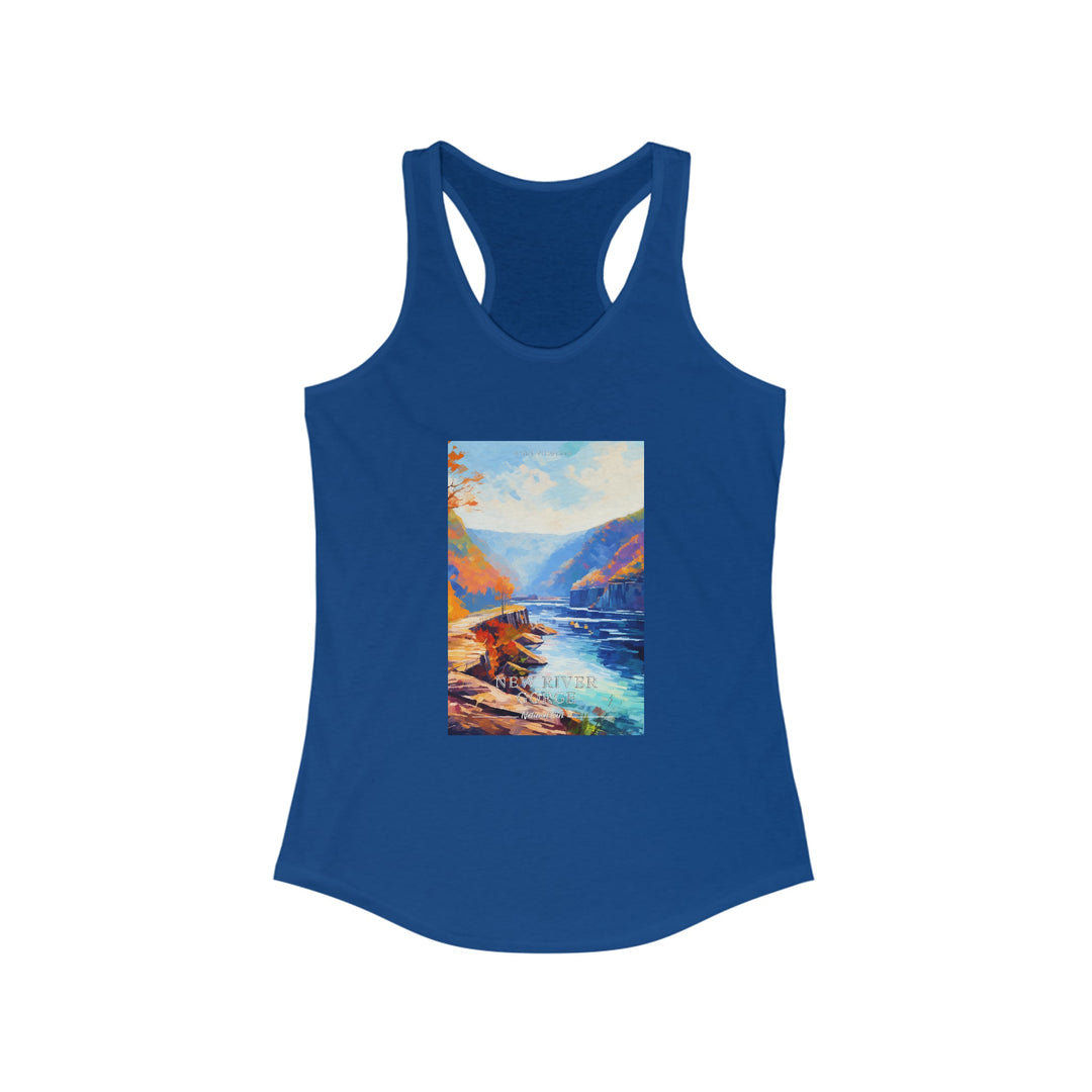 New River Gorge National Park Women's Racerback Tank - My Nature Book Adventures