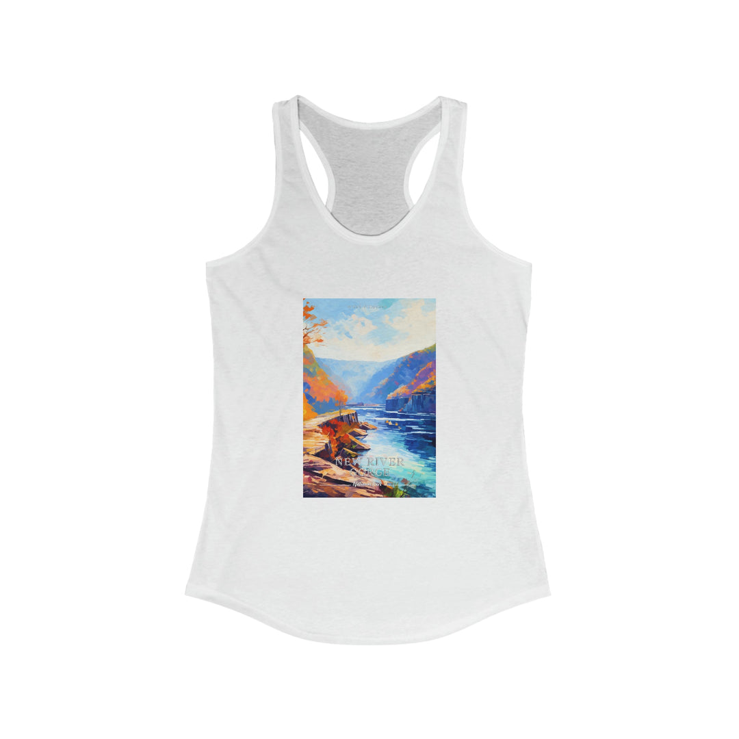 New River Gorge National Park Women's Racerback Tank - My Nature Book Adventures