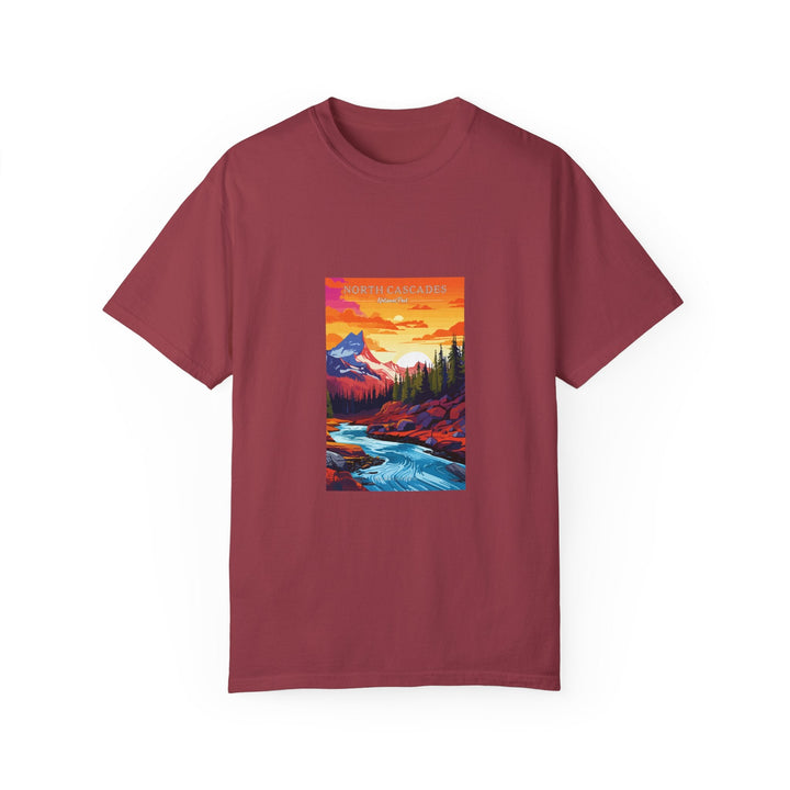 North Cascades National Park Pop Art T-shirt - My Nature Book Adventures