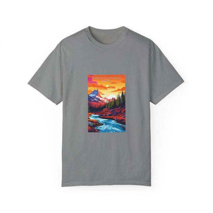 North Cascades National Park Pop Art T-shirt - My Nature Book Adventures