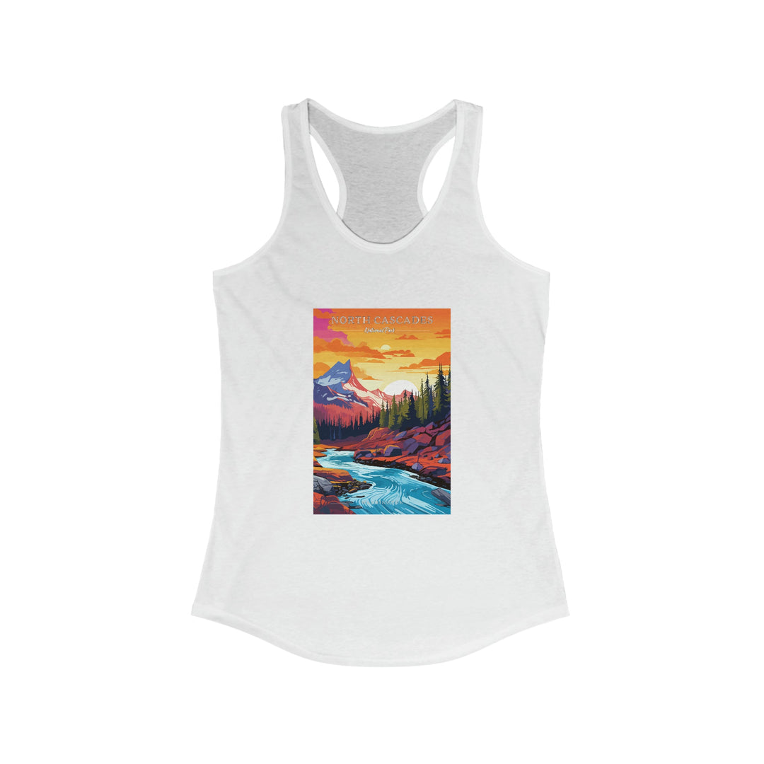 North Cascades National Park Women's Racerback Tank - My Nature Book Adventures