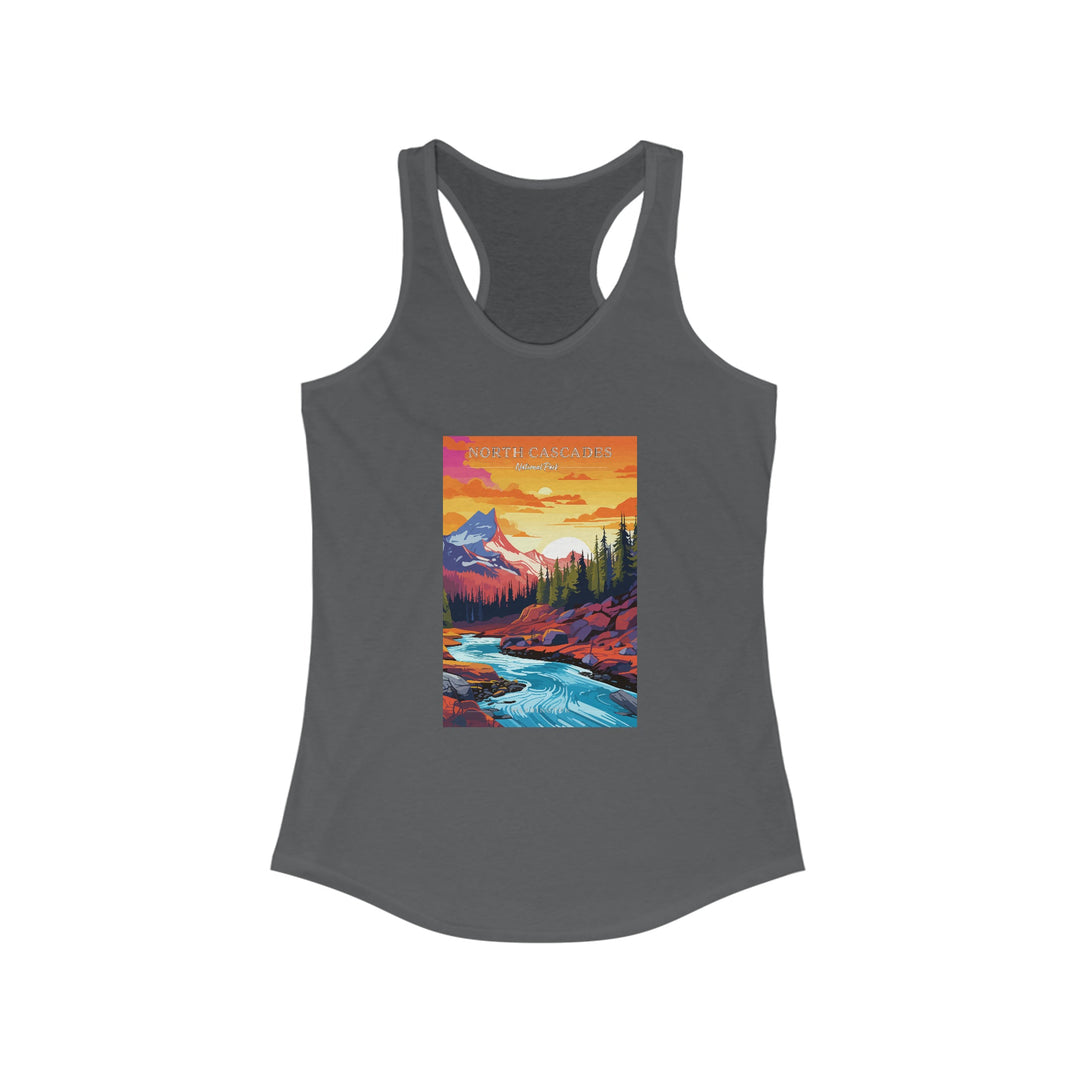 North Cascades National Park Women's Racerback Tank - My Nature Book Adventures