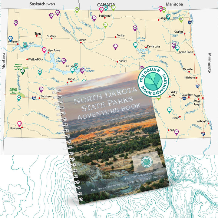 North Dakota State Parks - Adventure Planning Journal - My Nature Book Adventures