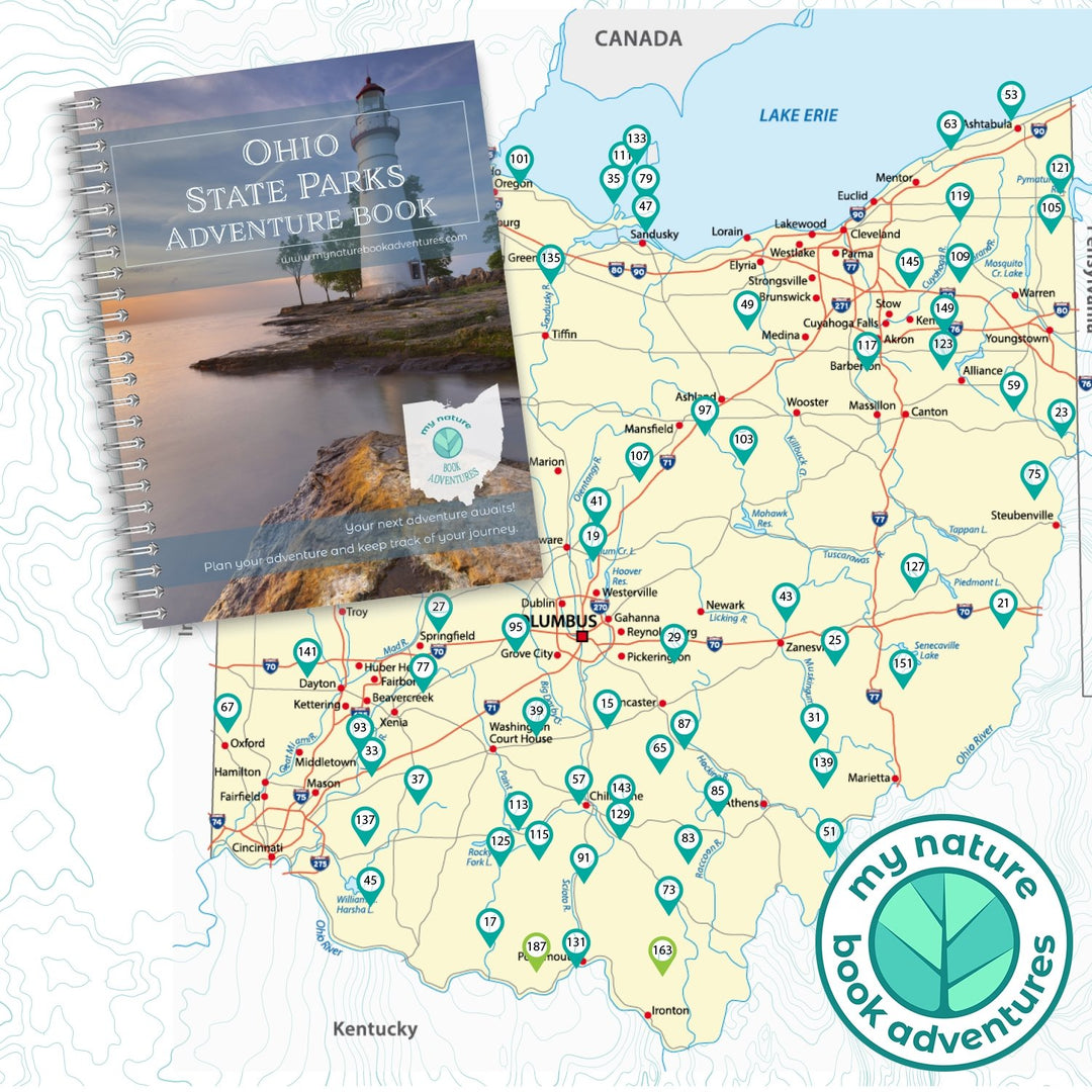 Ohio State Parks - DIGITAL DOWNLOAD - Adventure Planning Journal - My Nature Book Adventures