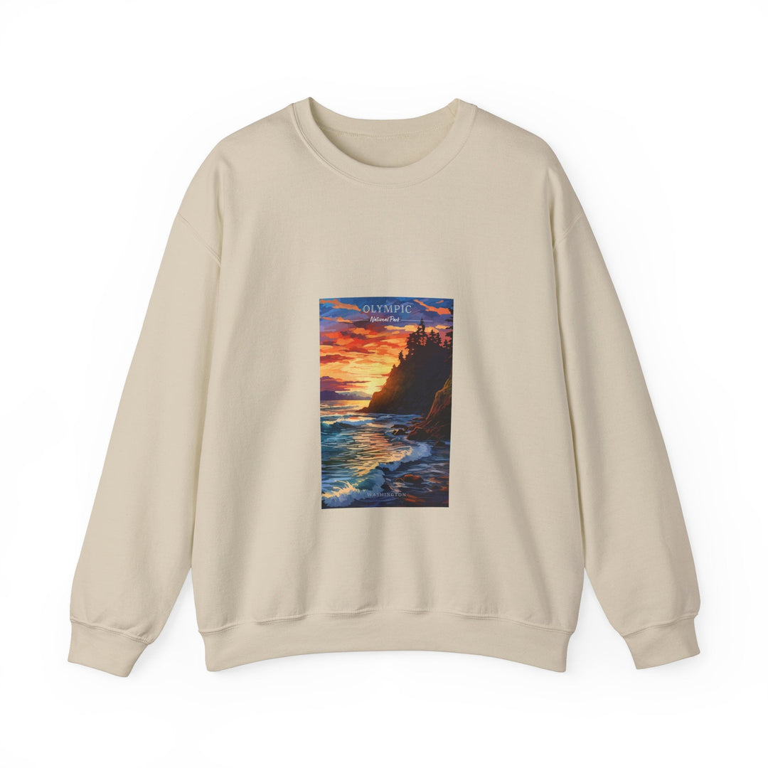 Olympic National Park - Pop Art Inspired - Crewneck Sweatshirt - My Nature Book Adventures