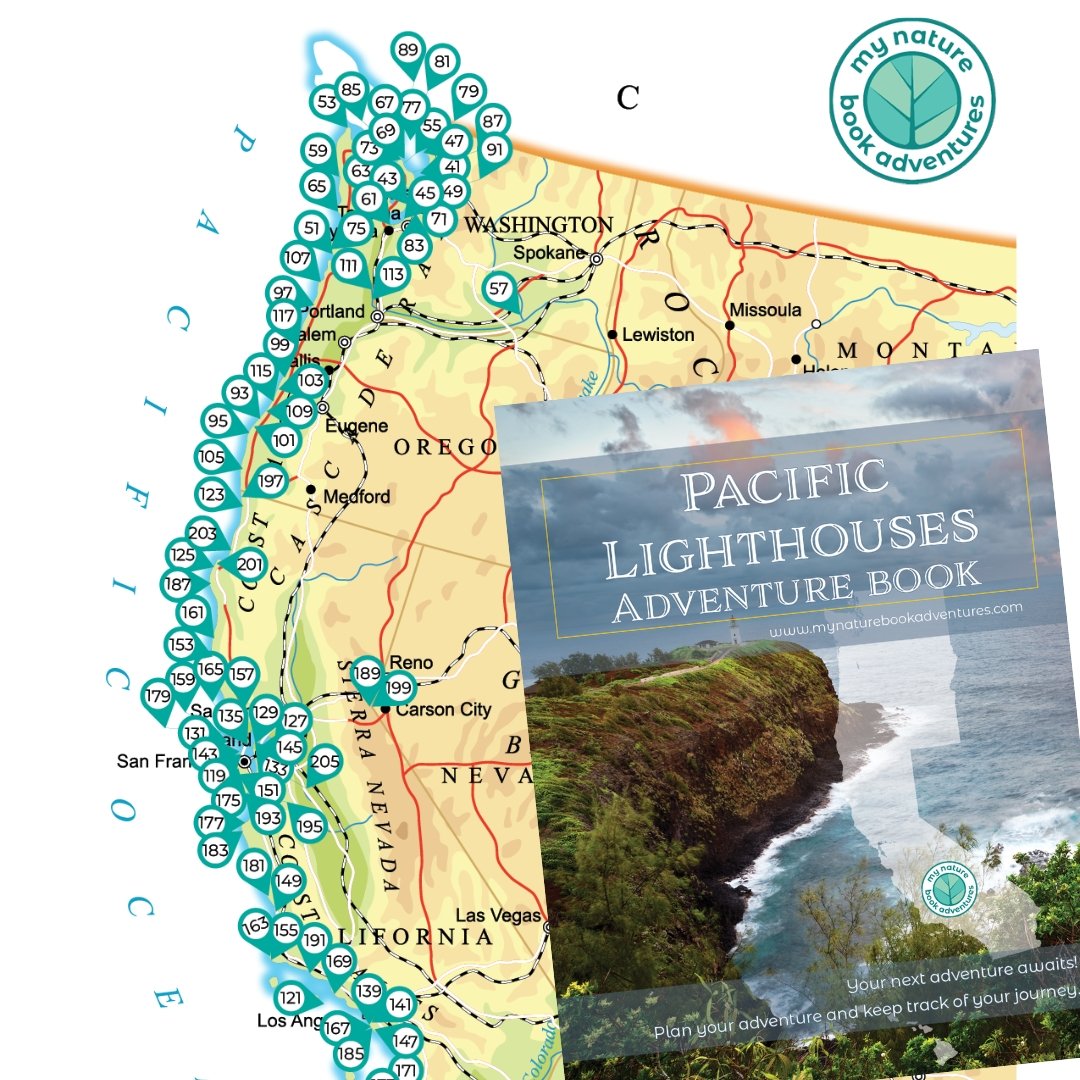 Pacific Lighthouses - Adventure Planning Journal - My Nature Book Adventures