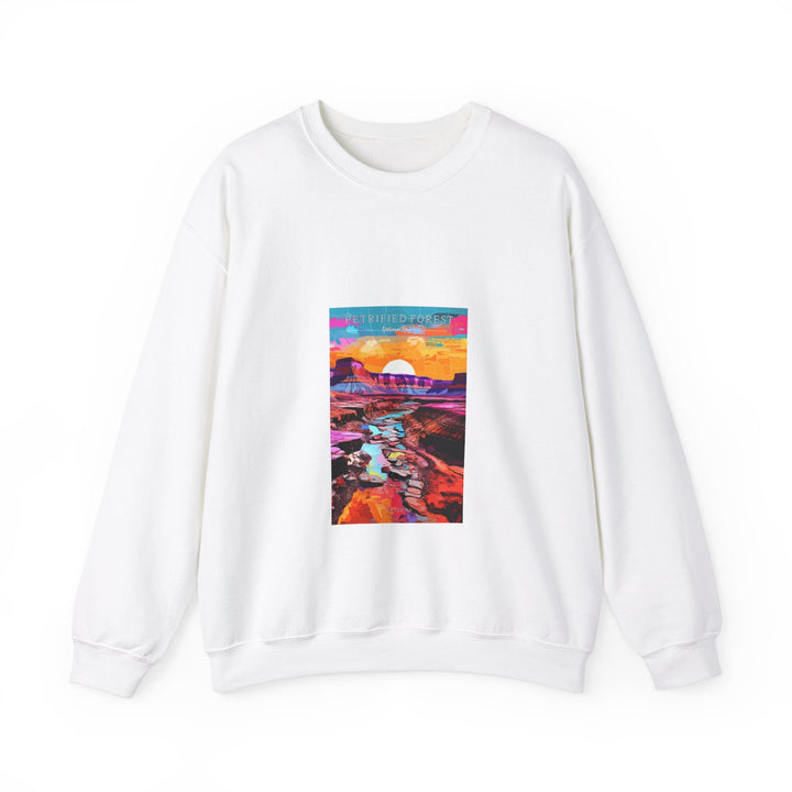 Petrified Forest National Park - Pop Art Inspired Crewneck Sweatshirt - My Nature Book Adventures