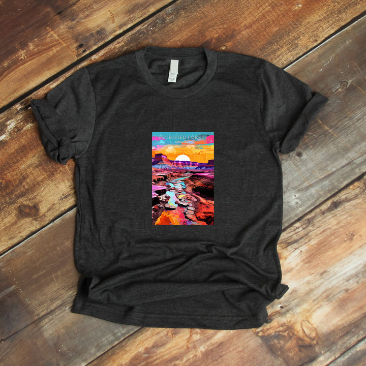 Petrified Forest National Park Pop Art T-shirt - My Nature Book Adventures