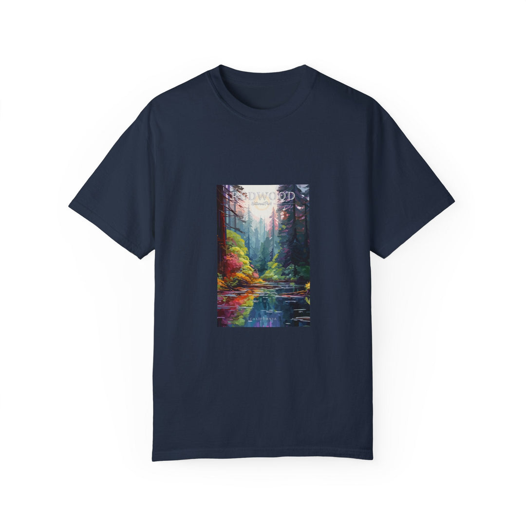 Redwood National Park Pop Art T-shirt - My Nature Book Adventures