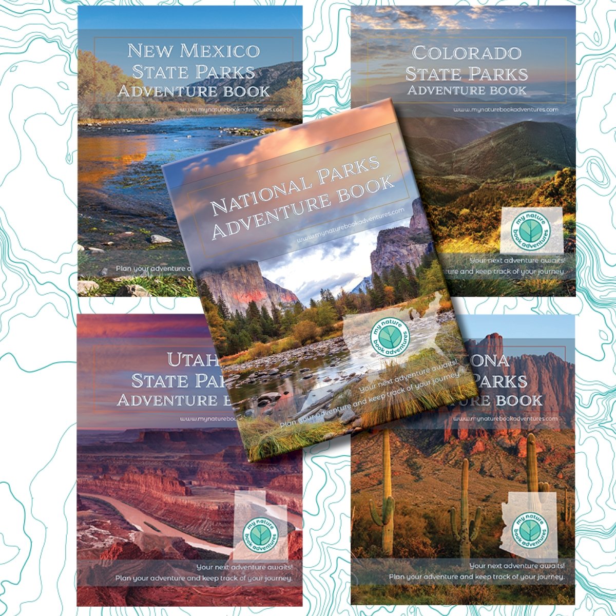 Rocky Mountain Combo Plus - Arizona + Colorado + New Mexico + Arizona + National Parks - My Nature Book Adventures