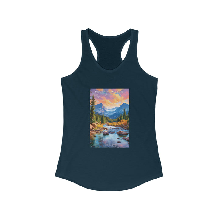 Rocky Mountain National Park Women's Racerback Tank - My Nature Book Adventures