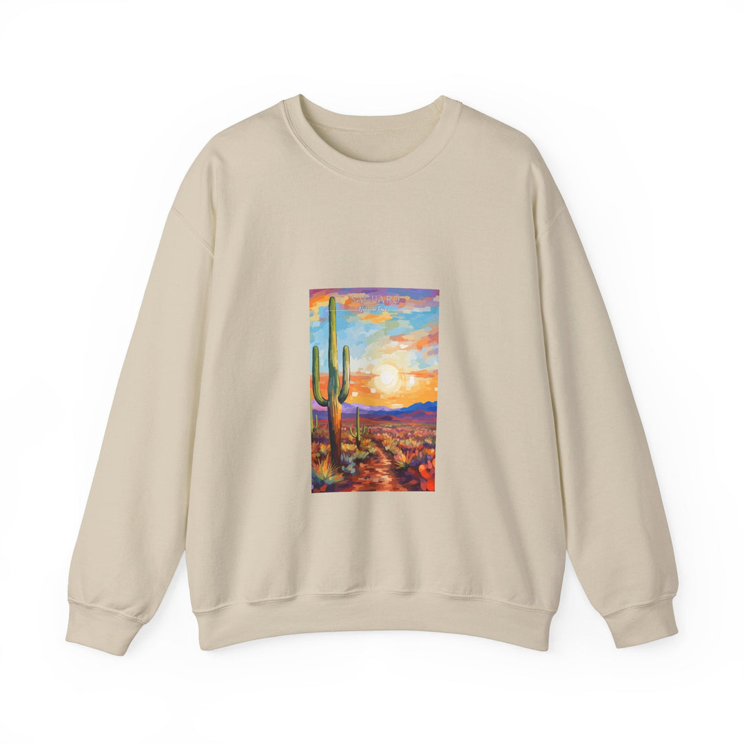 Saguaro National Park - Pop Art Inspired Crewneck Sweatshirt - My Nature Book Adventures