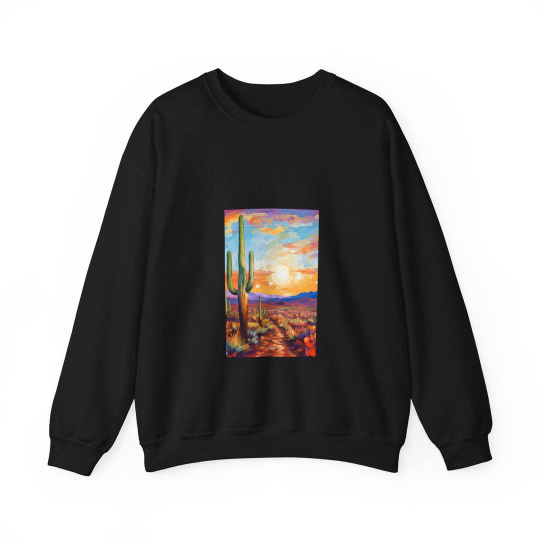 Saguaro National Park - Pop Art Inspired Crewneck Sweatshirt - My Nature Book Adventures