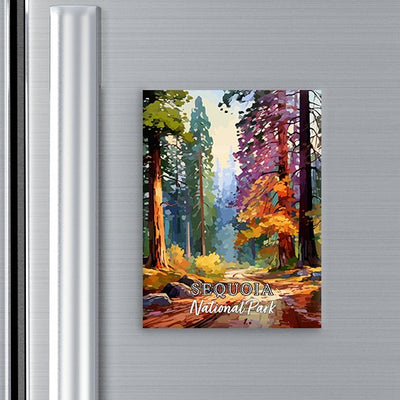 Sequoia National Park Magnet - Pop Art-Inspired Classic Keepsake Collection - My Nature Book Adventures