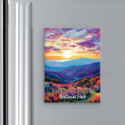 Shenandoah National Park Magnet - Pop Art-Inspired Classic Keepsake Collection - My Nature Book Adventures