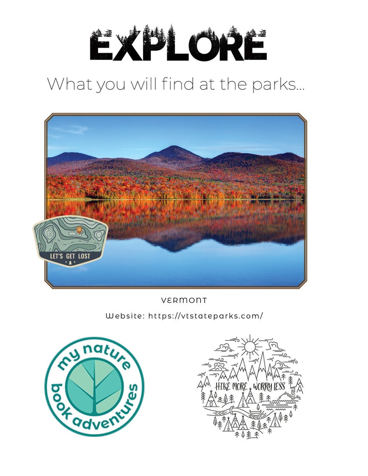 Vermont State Parks - DIGITAL DOWNLOAD - Adventure Planning Journal