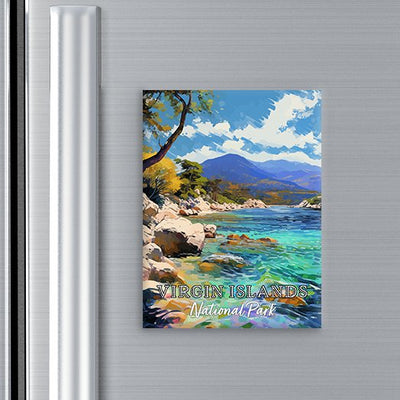 Virgin Islands National Park Magnet - Pop Art-Inspired Classic Keepsake Collection - My Nature Book Adventures