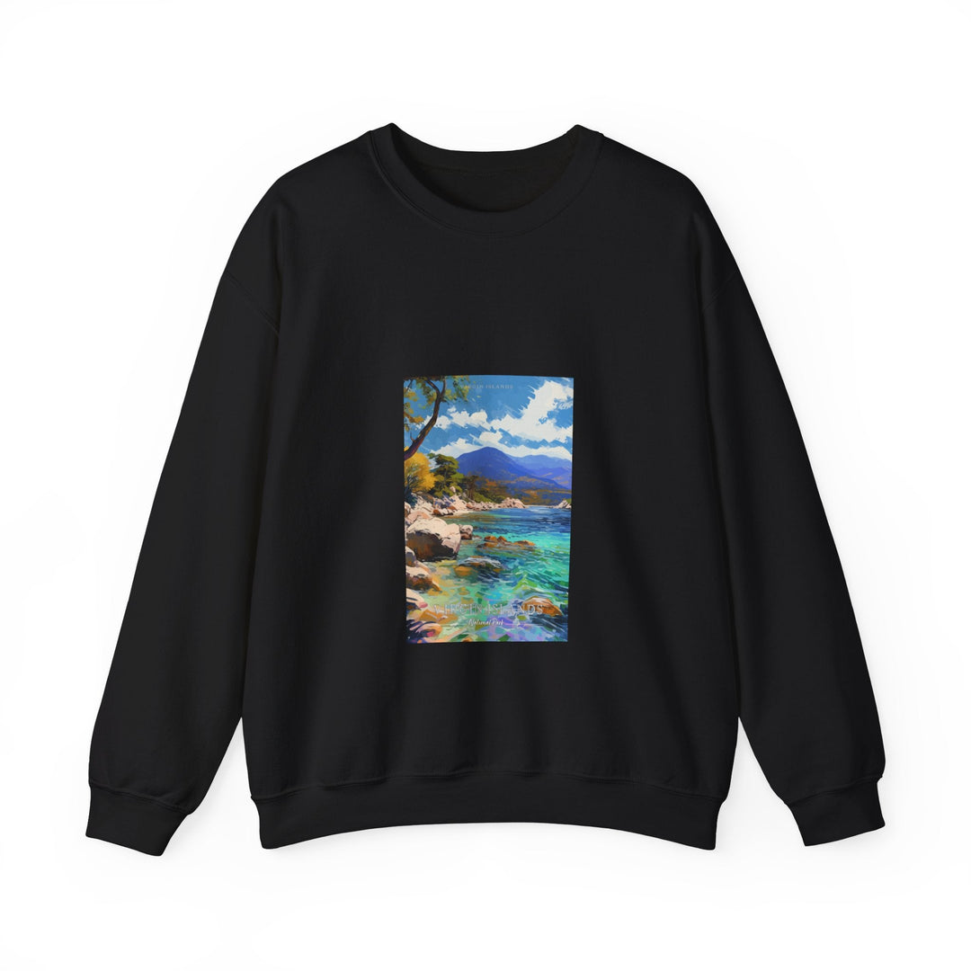 Virgin Islands National Park - Pop Art Inspired Crewneck Sweatshirt - My Nature Book Adventures