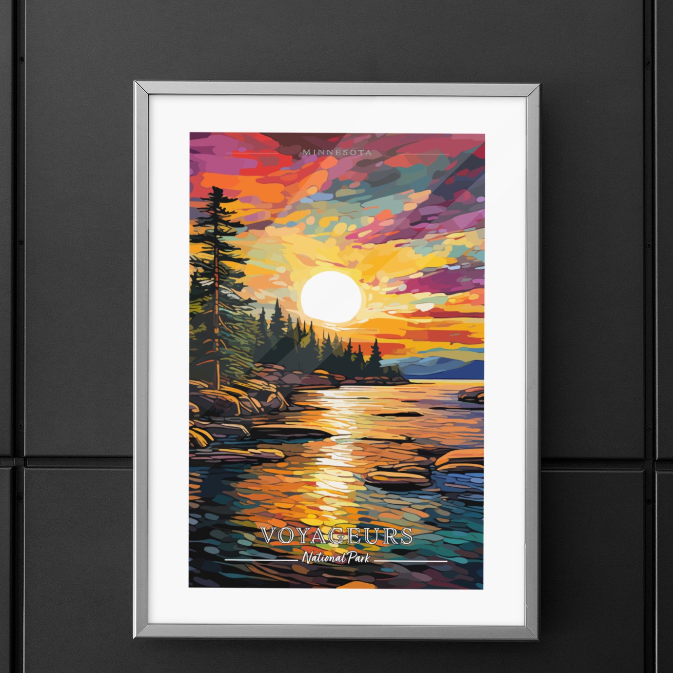 Voyageurs National Park Commemorative Poster: A Pop Art Tribute – My ...