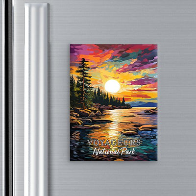 Voyageurs National Park Magnet - Pop Art-Inspired Classic Keepsake Collection - My Nature Book Adventures