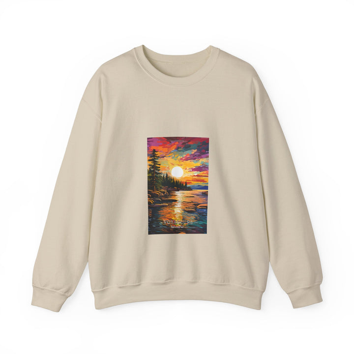 Voyageurs National Park - Pop Art Inspired - Crewneck Sweatshirt - My Nature Book Adventures