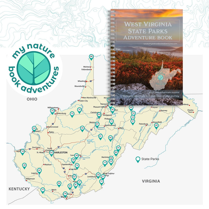 West Virginia Parks - DIGITAL DOWNLOAD - Adventure Planning Journal - My Nature Book Adventures