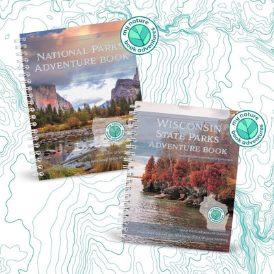 Wisconsin State Parks + National Parks Adventure Book Combo - My Nature Book Adventures