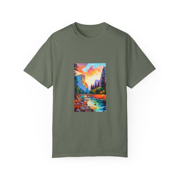 Yosemite National Park Pop Art T-shirt - My Nature Book Adventures