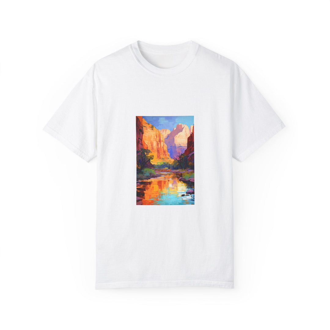 Zion National Park Pop Art T-shirt - My Nature Book Adventures