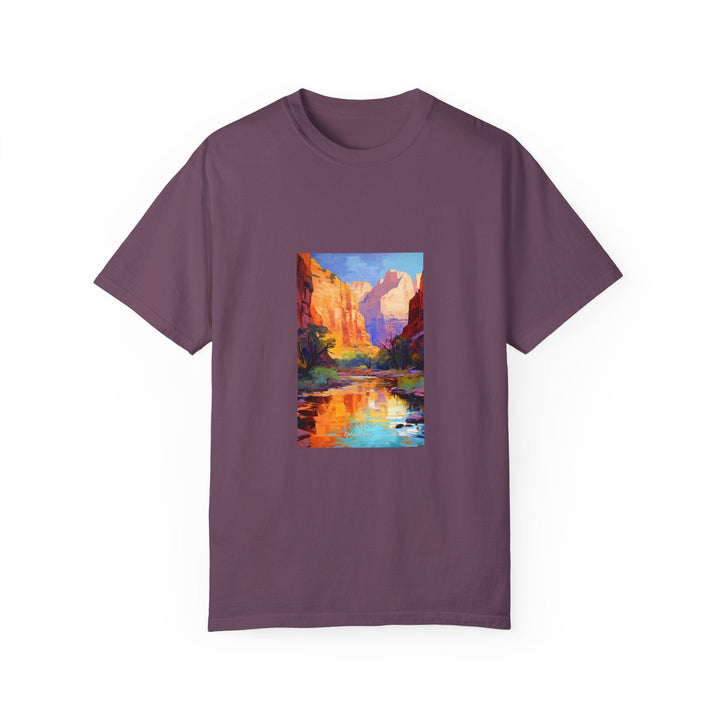 Zion National Park Pop Art T-shirt - My Nature Book Adventures